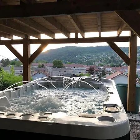 Le Joli Bois 12 Personnes 5Ch Spa Billard Petanque Gérardmer Buitenkant foto